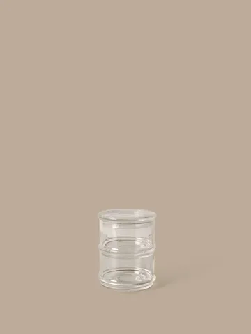 Boya frascos empilháveis - 2 peças, Clear - Ferm Living