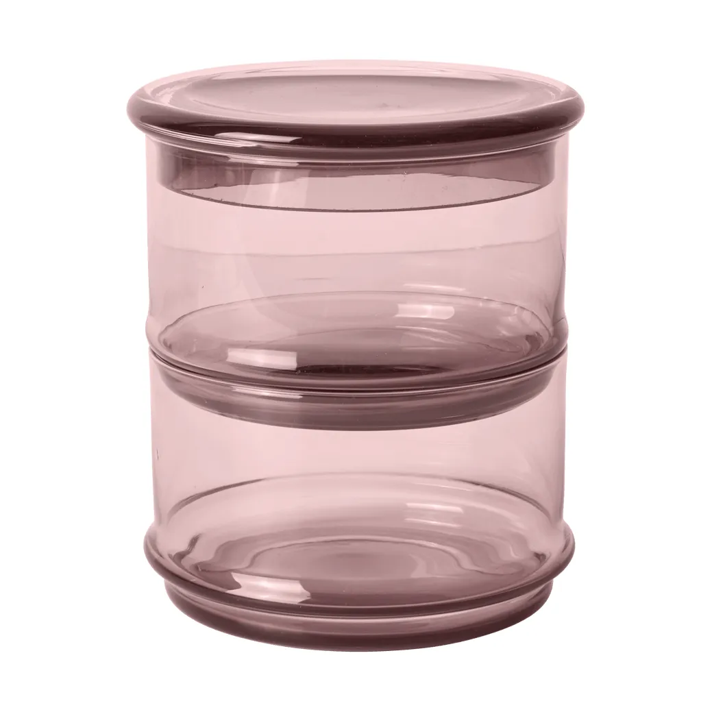 Boya frascos empilháveis, 2 peças, mauve Ferm Living