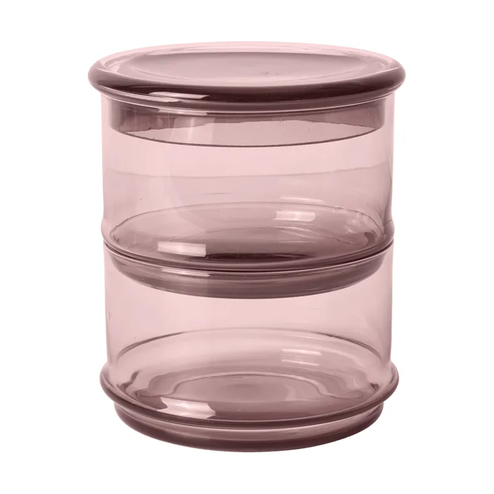 Boya frascos empilháveis - 2 peças, mauve - Ferm Living