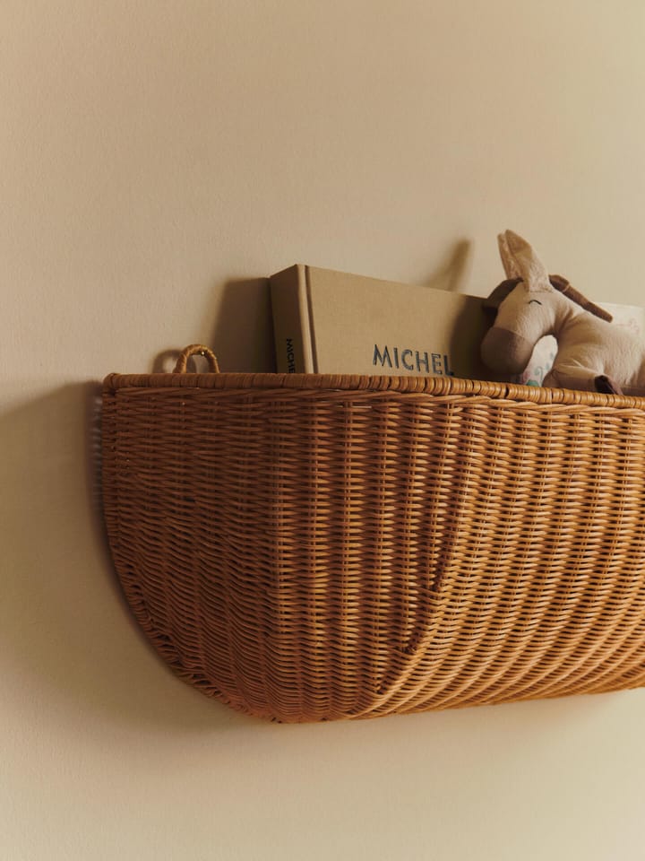 Braided wall pocket cesto de parede 25x75 cm, Natural Ferm Living
