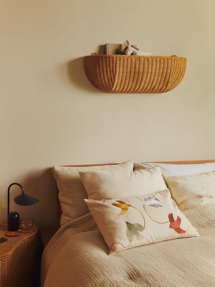 Braided wall pocket cesto de parede 25x75 cm, Natural Ferm Living