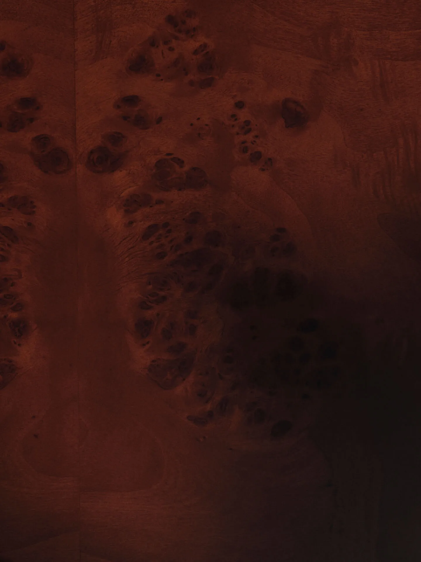 Burl storage mesa de centro 70x70 cm, Dark stained burl Ferm Living