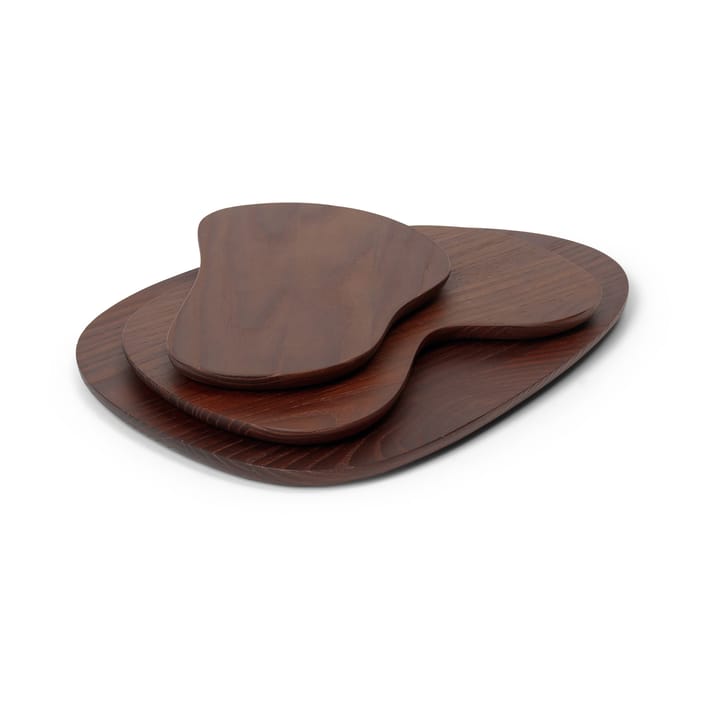 Cairn tábua de cortar 3 peças, Marrom escuro Ferm Living