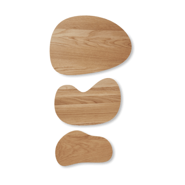 Cairn tábua de cortar 3 peças - Oak - Ferm Living