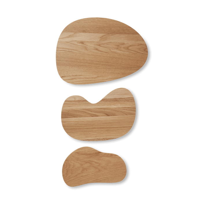 Cairn tábua de cortar 3 peças, Oak Ferm Living