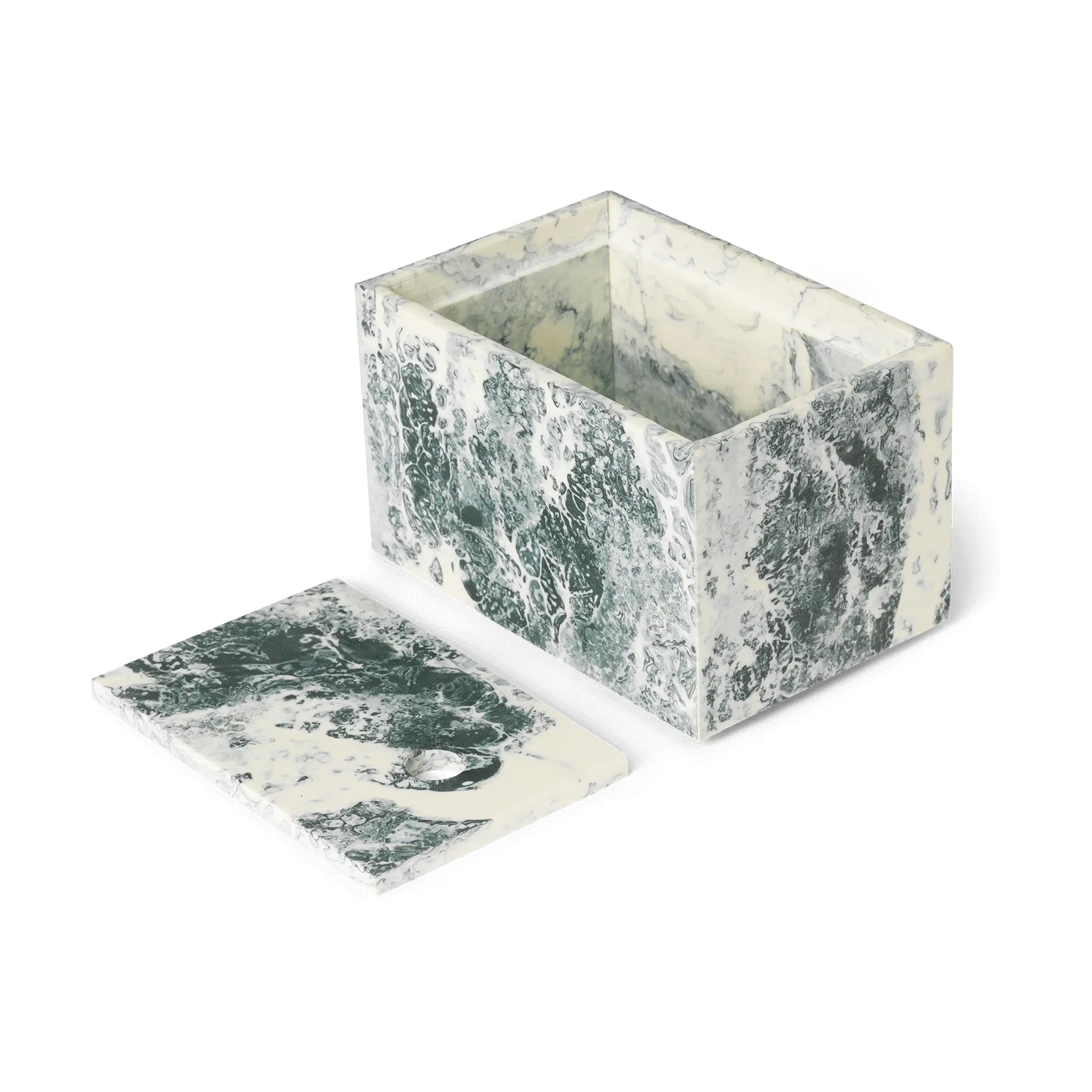 Caixa de armazenamento Mist 10x15 cm, Emerald-off white Ferm Living