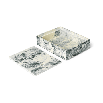 Caixa de armazenamento Mist 15x20 cm - Emerald-off white - Ferm Living