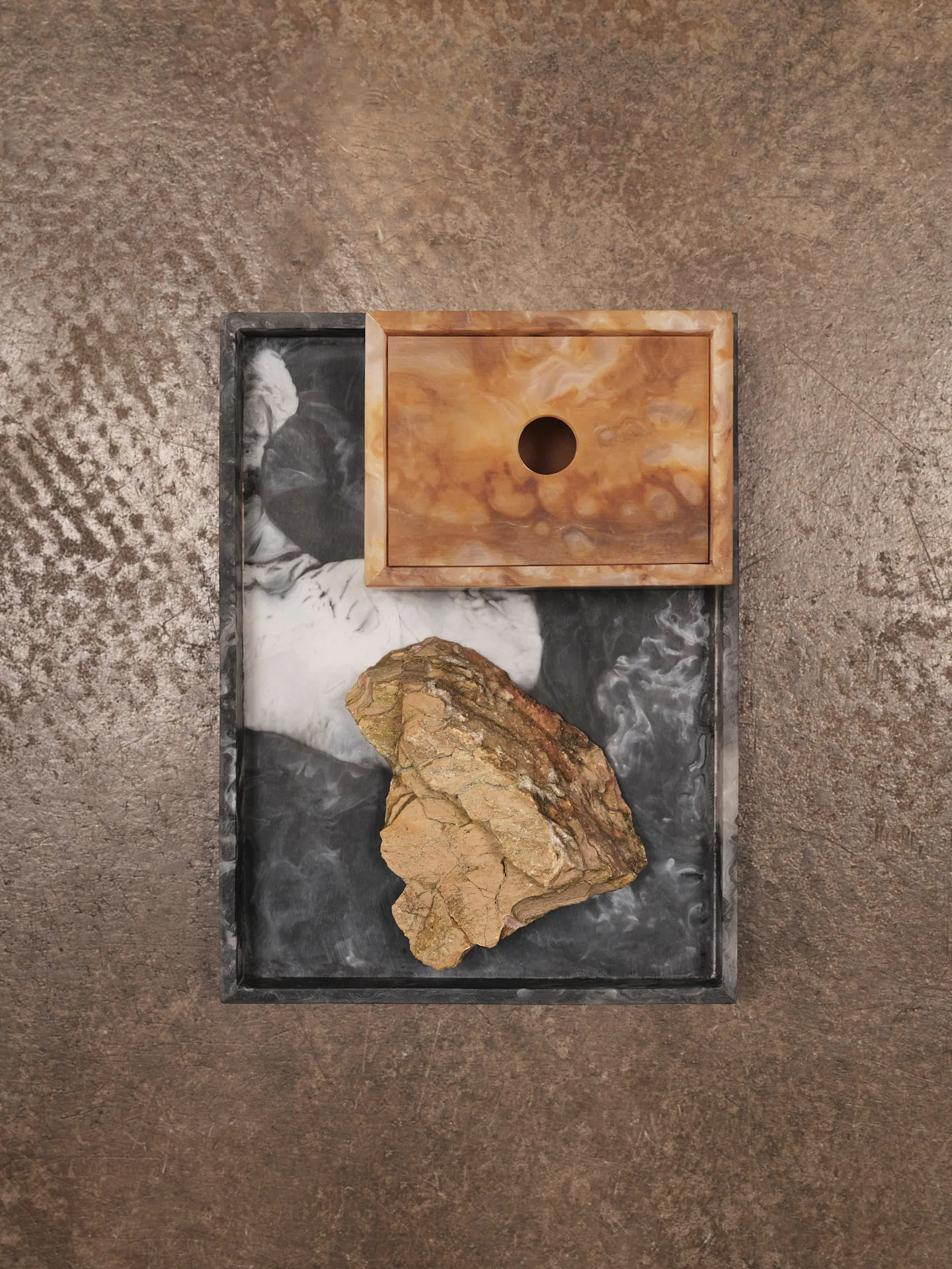 Caixa de armazenamento Mist 7,5x10 cm, Sugar kelp Ferm Living