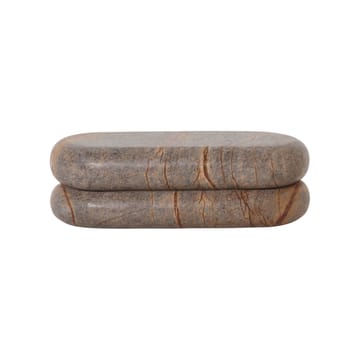 Caixa de arrumação Bendum - brown marble - Ferm Living