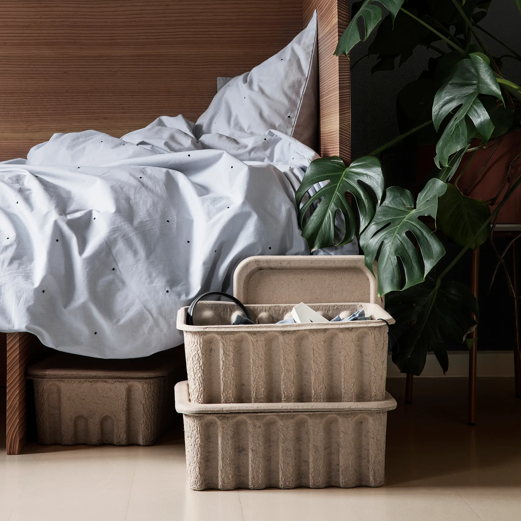 Caixa de papel grande Ferm 2 un., brown Ferm Living