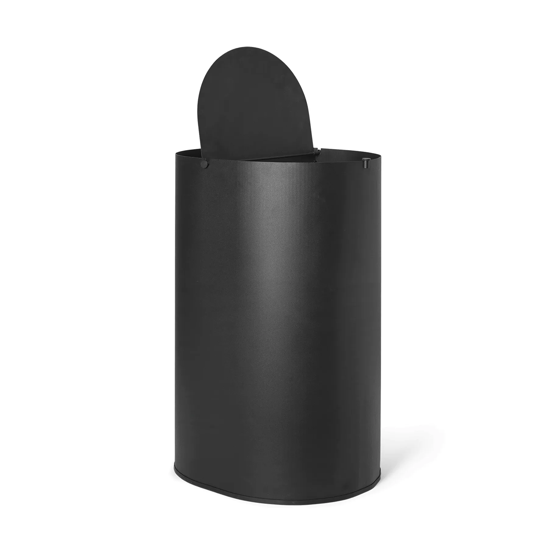 Caixote de lixo Enkel large, Black Ferm Living
