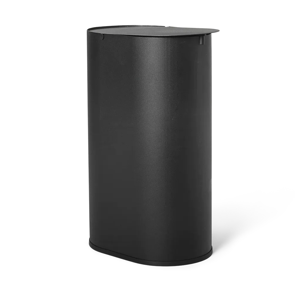 Caixote de lixo Enkel small, Black Ferm Living