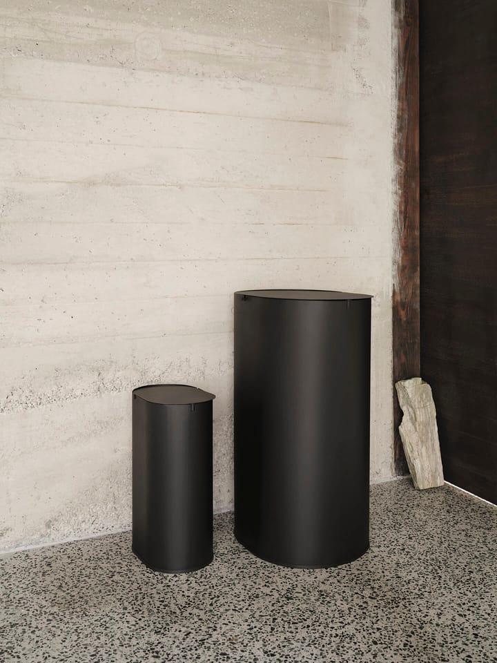 Caixote de lixo Enkel small, Black Ferm Living