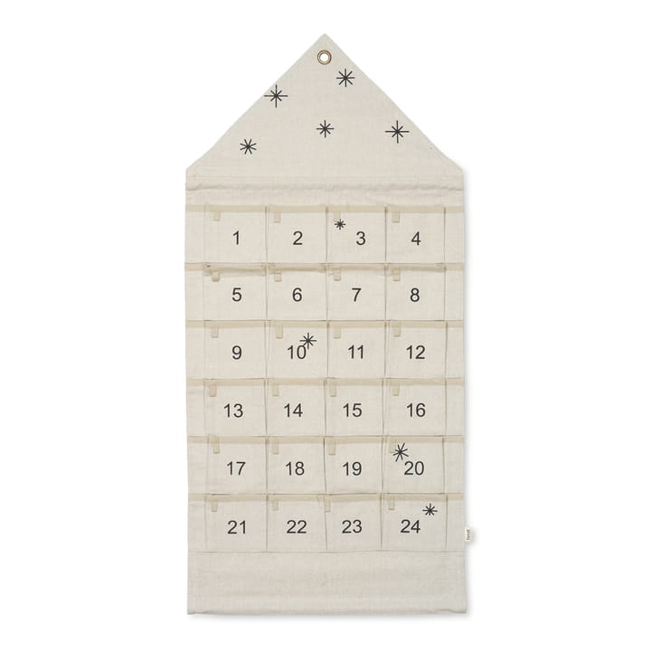Calendário de Natal Star em forma de casa 100 cm - Sand - Ferm Living