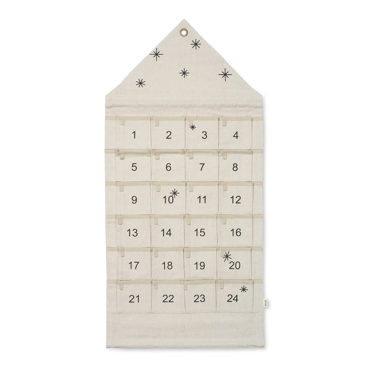 Calendário de Natal Star em forma de casa 100 cm - Sand - Ferm LIVING
