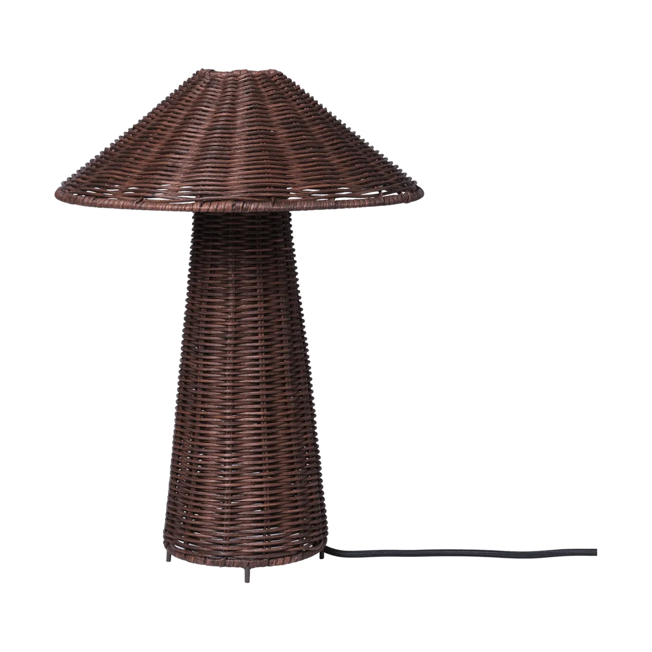 Candeeiro de mesa Duo, Castanho-escuro Ferm Living