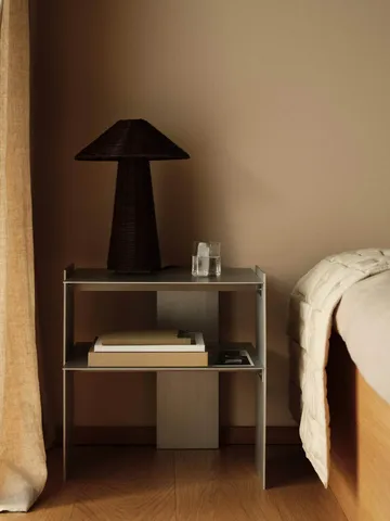 Candeeiro de mesa Duo - Castanho-escuro - Ferm Living