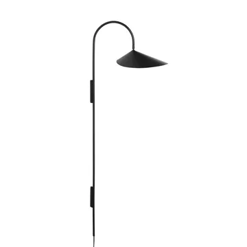 Candeeiro de parede Arum 127 cm - Preto - Ferm Living