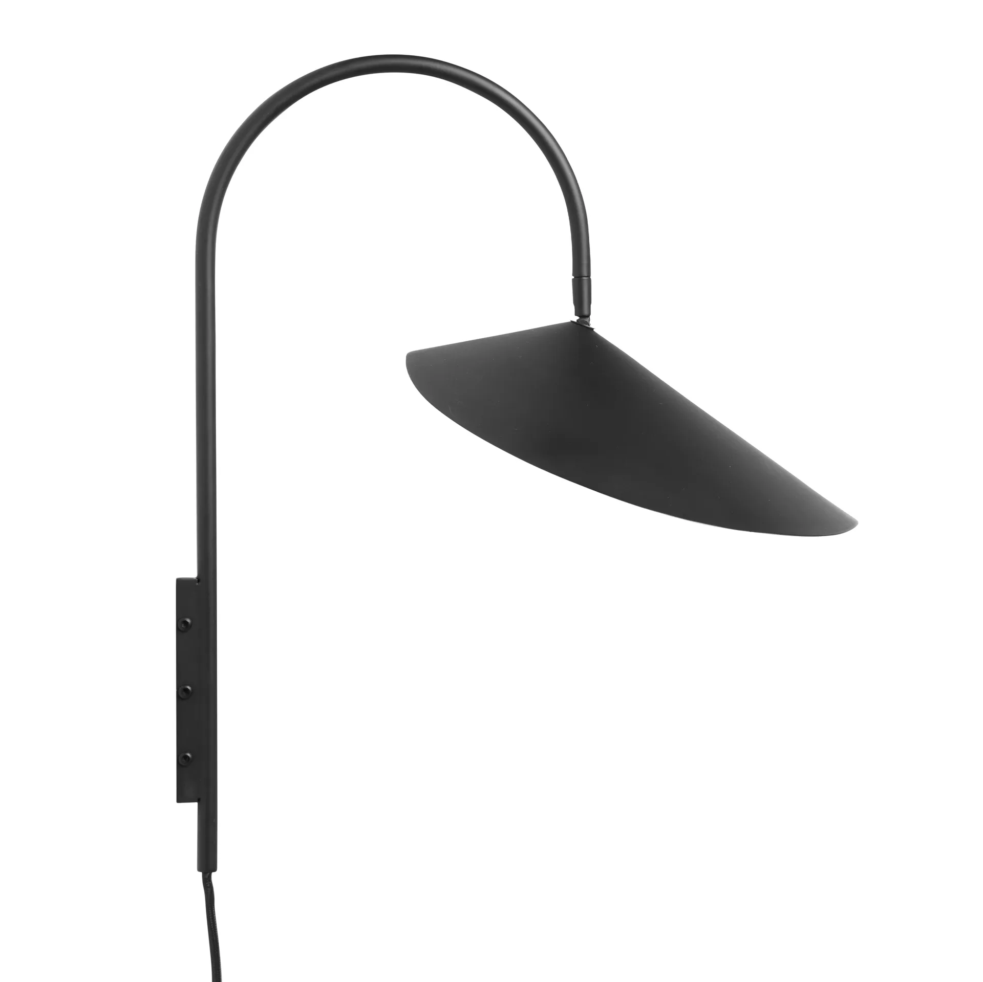 Candeeiro de parede Arum, Preto Ferm Living