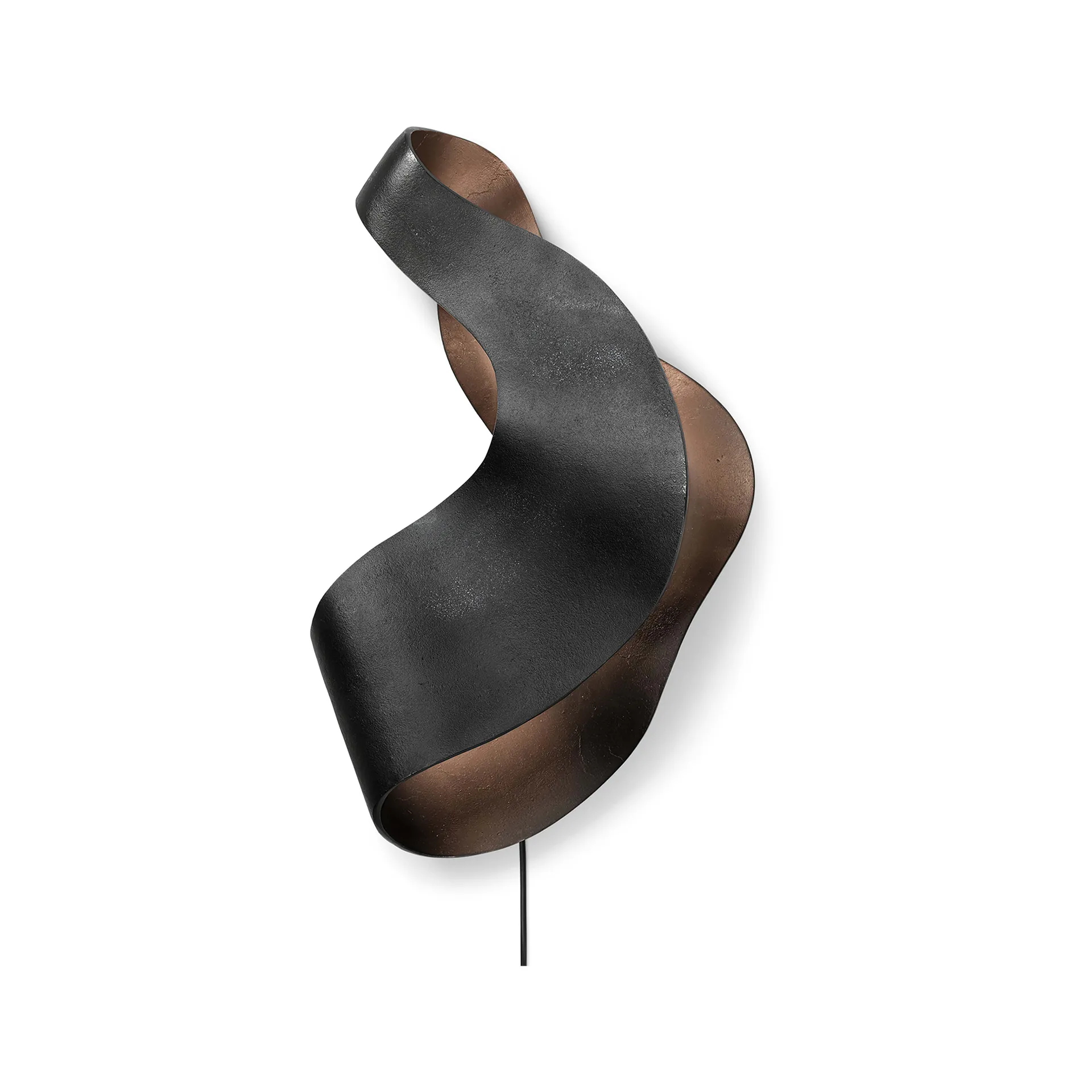 Candeeiro de parede Oyster, Preto Ferm Living