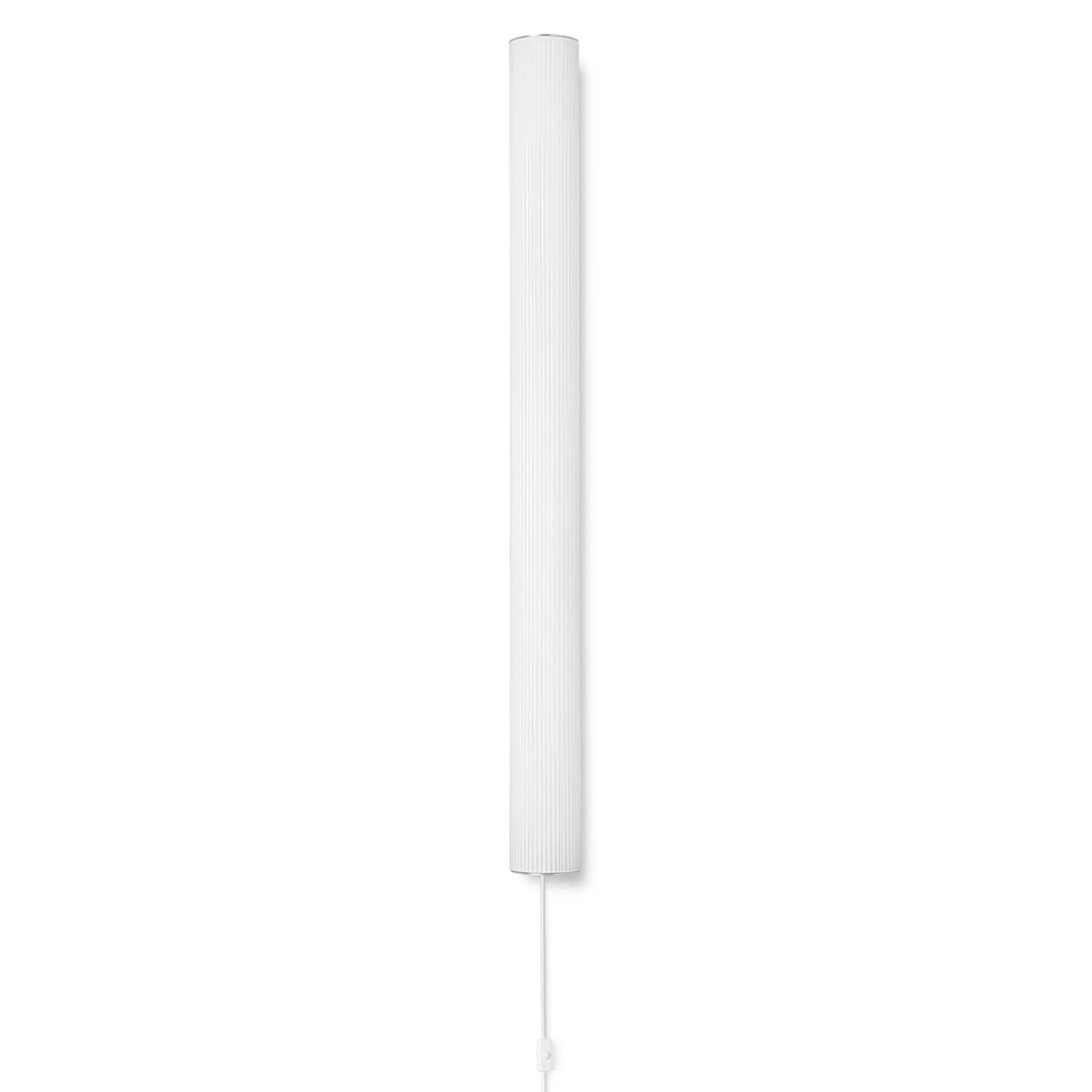 Candeeiro de parede Vuelta 100 cm, Branco-aço inoxidável Ferm Living