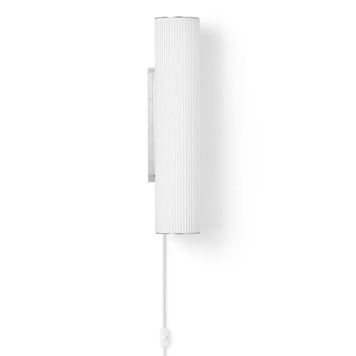 Candeeiro de parede Vuelta 40 cm - Branco-aço inoxidável - Ferm LIVING