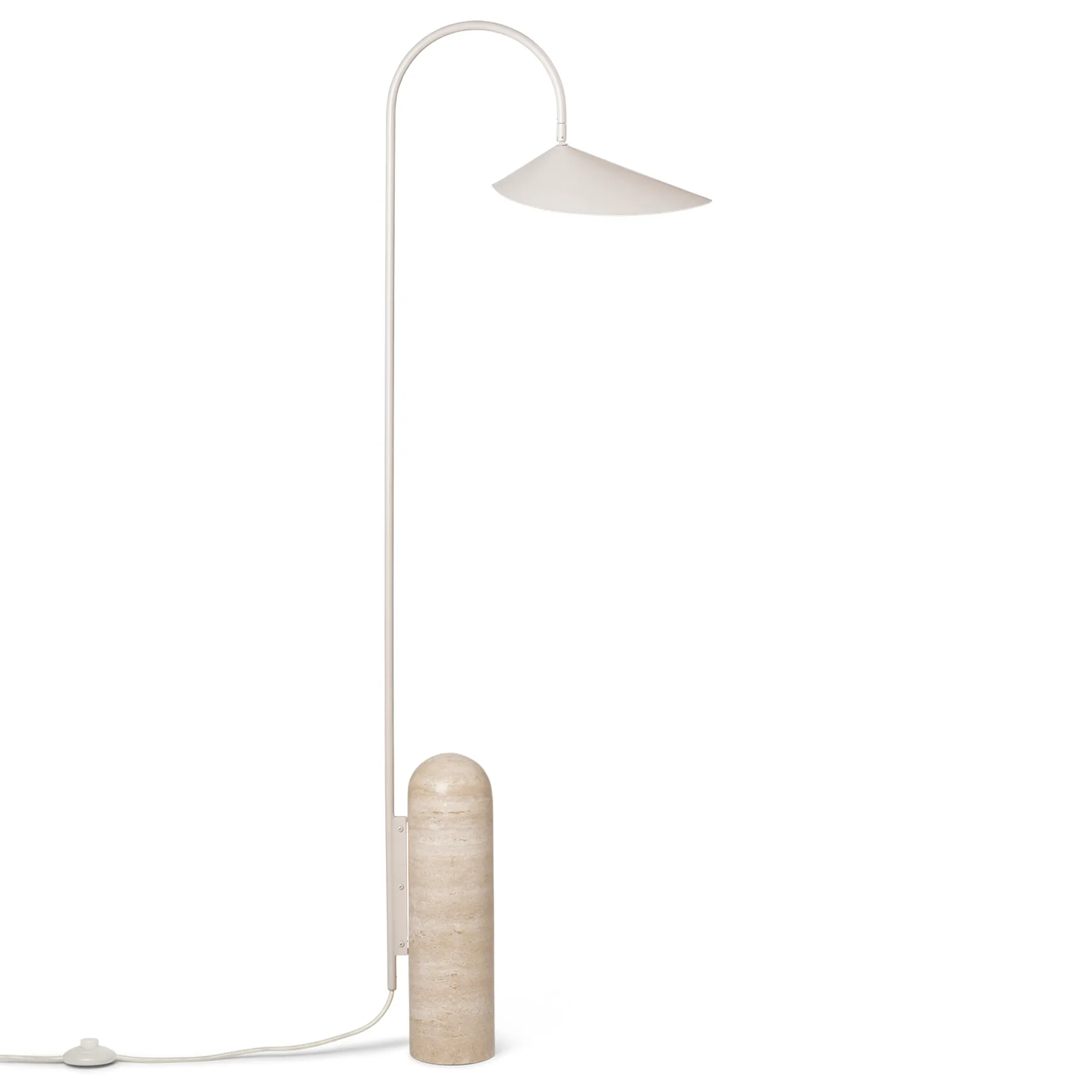 Candeeiro de pé Arum, cashmere Ferm Living
