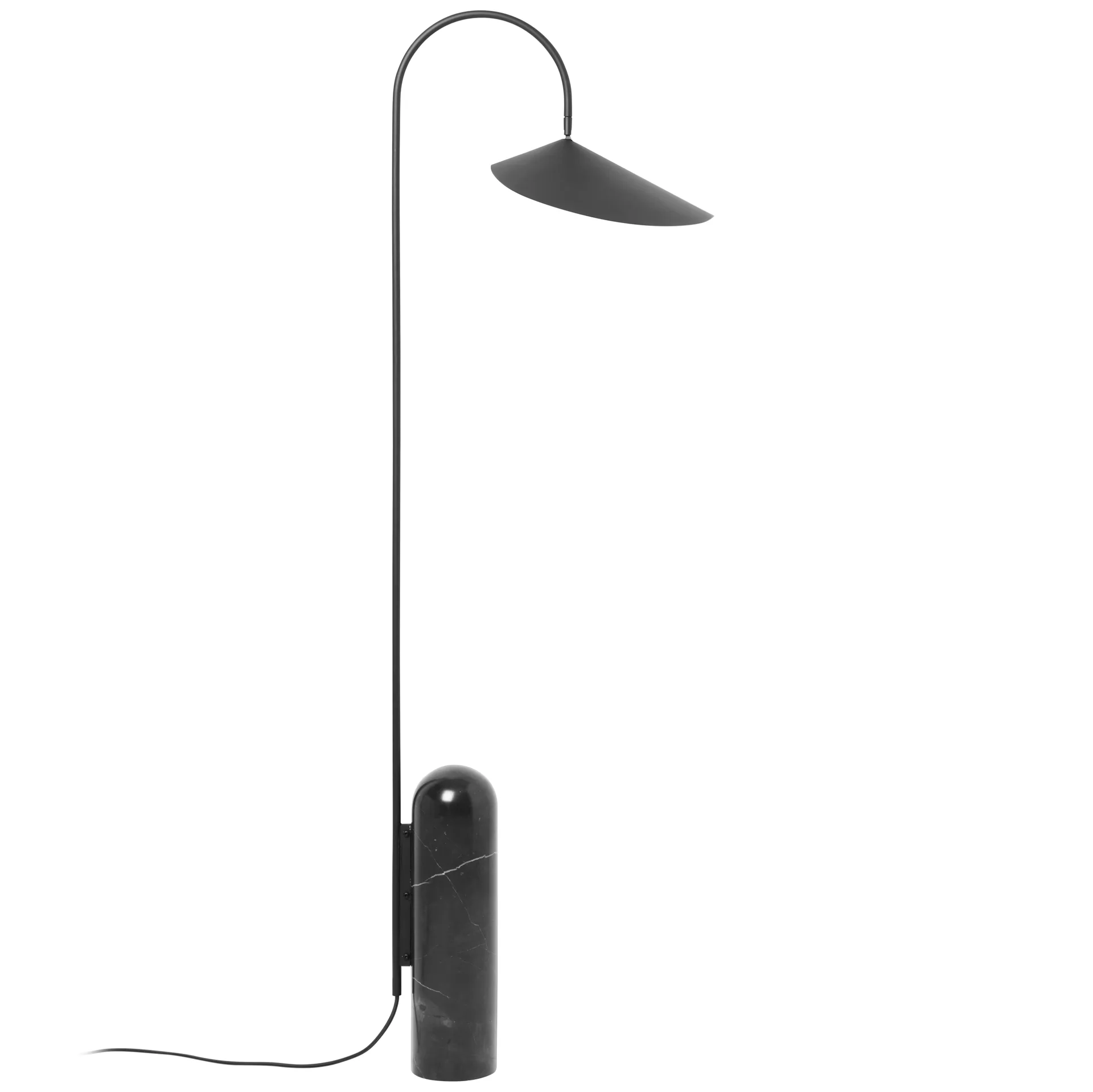 Candeeiro de pé Arum, Preto Ferm Living
