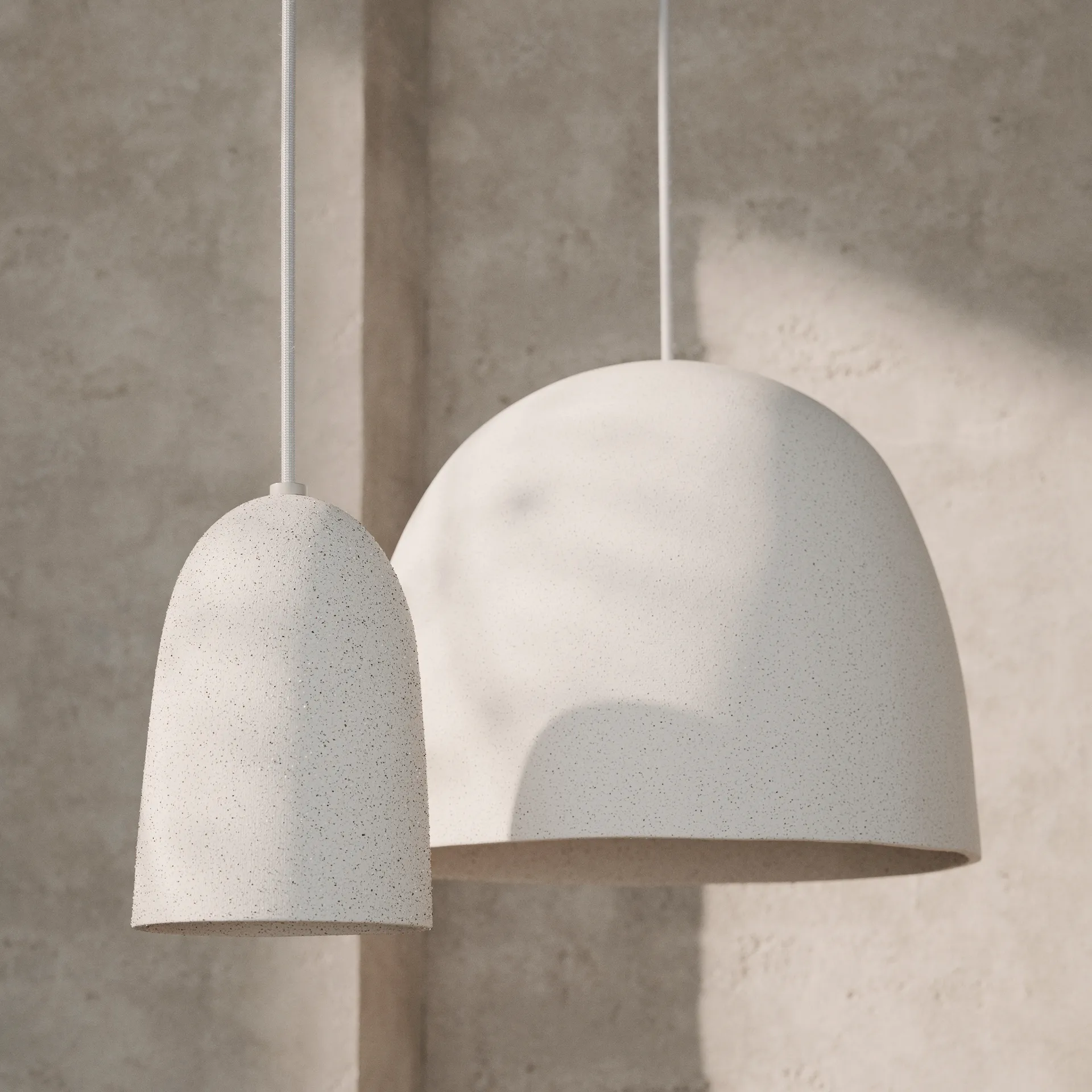 Candeeiro suspenso Speckle Ø30,5 cm, Off white Ferm Living