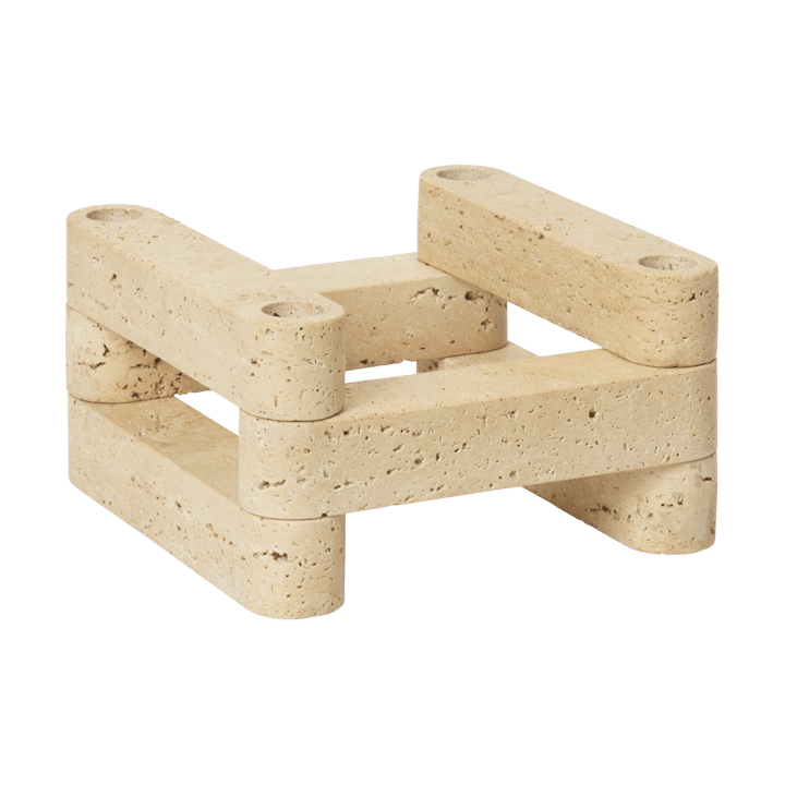Candelabro Newel modul conjunto de 6
 - Travertine - Ferm Living