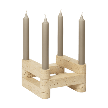 Candelabro Newel modul conjunto de 6
 - Travertine - Ferm Living
