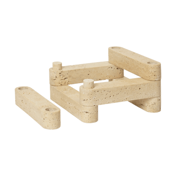 Candelabro Newel modul conjunto de 6
 - Travertine - Ferm Living