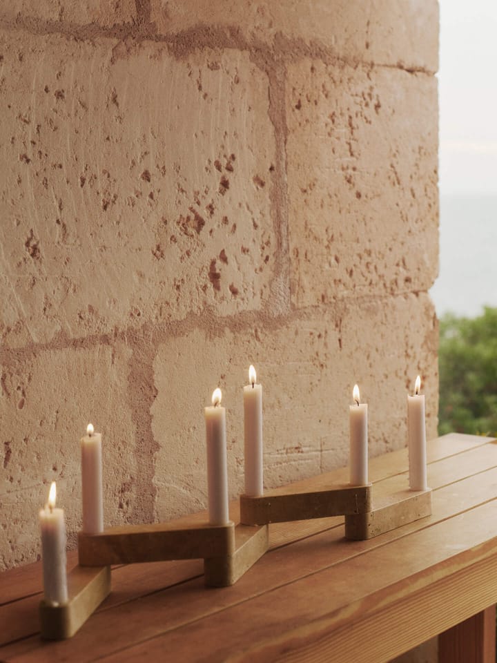 Candelabro Newel modul conjunto de 6
, Travertine Ferm Living