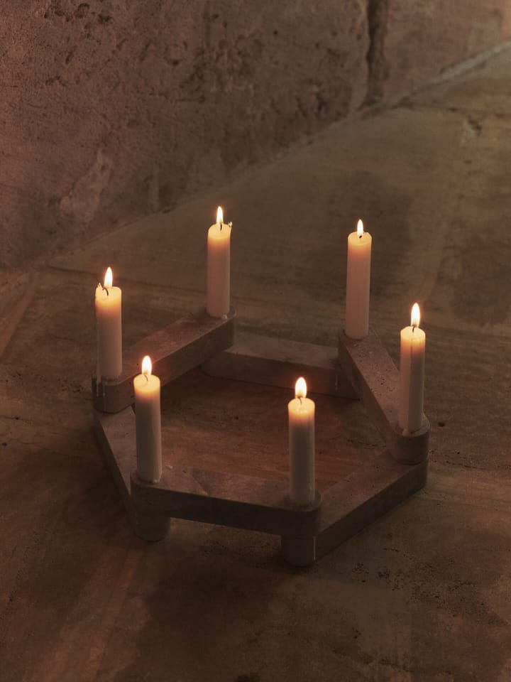 Candelabro Newel modul conjunto de 6
, Travertine Ferm Living