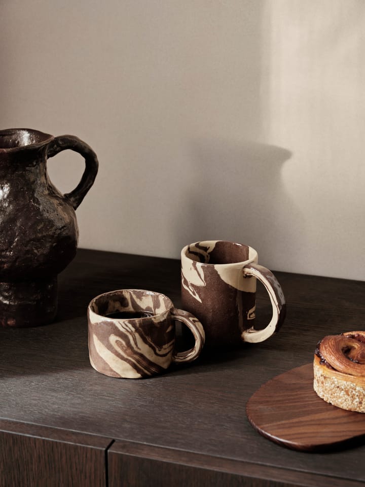 Caneca alta Ryu 30 cl, Sand-brown Ferm Living