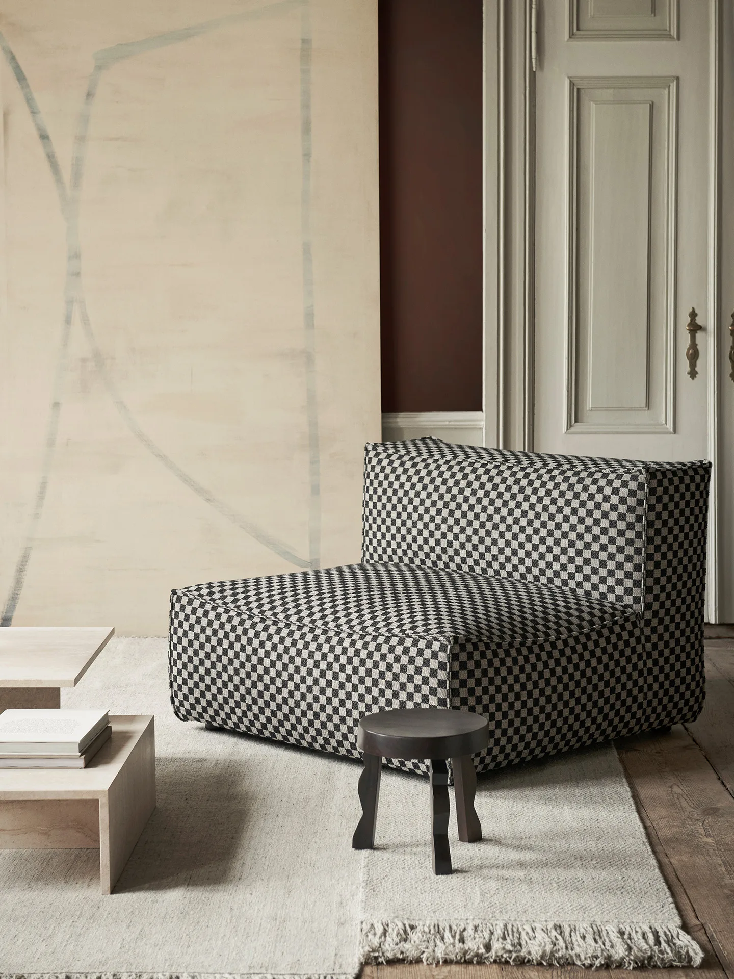 Carpete de lã Alter, Natural, 200x250 cm Ferm Living