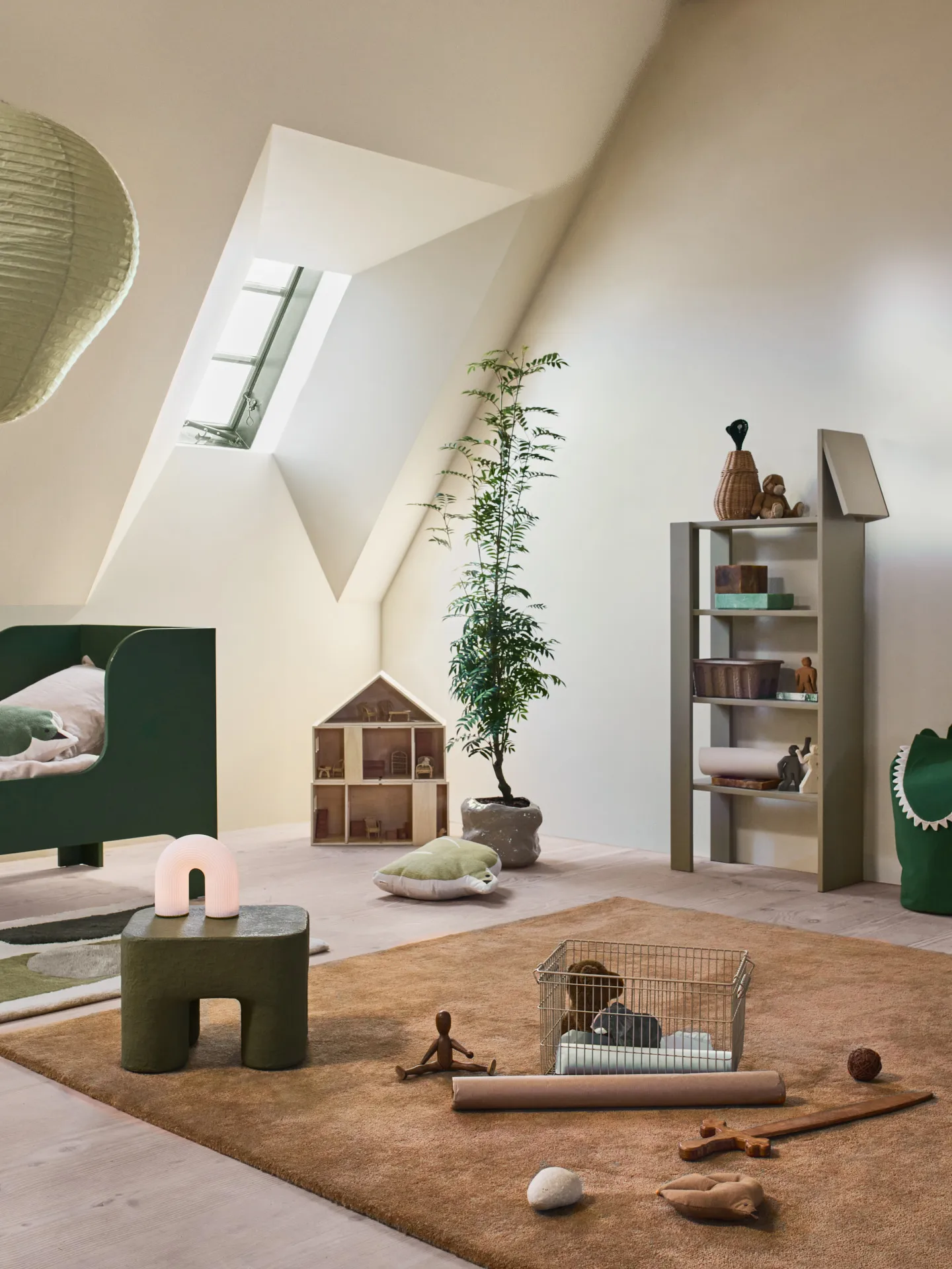 Casa de bonecas dobrável Toro, Natural Ferm Living