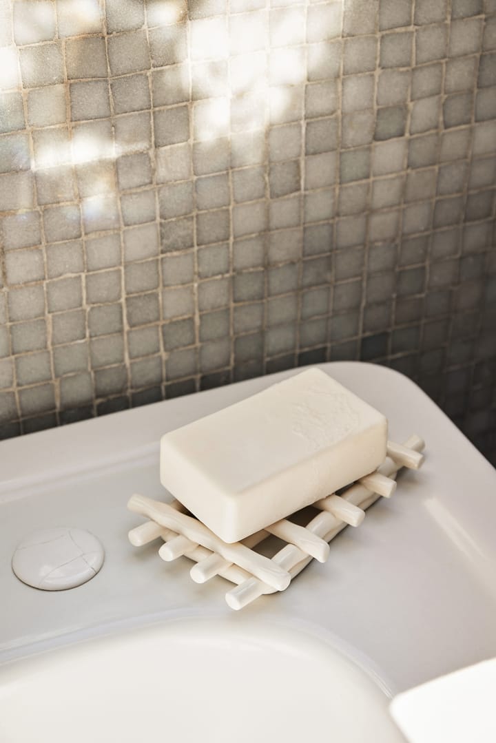 Ceramic saboneteira 10x14.5 cm, Off-white Ferm Living
