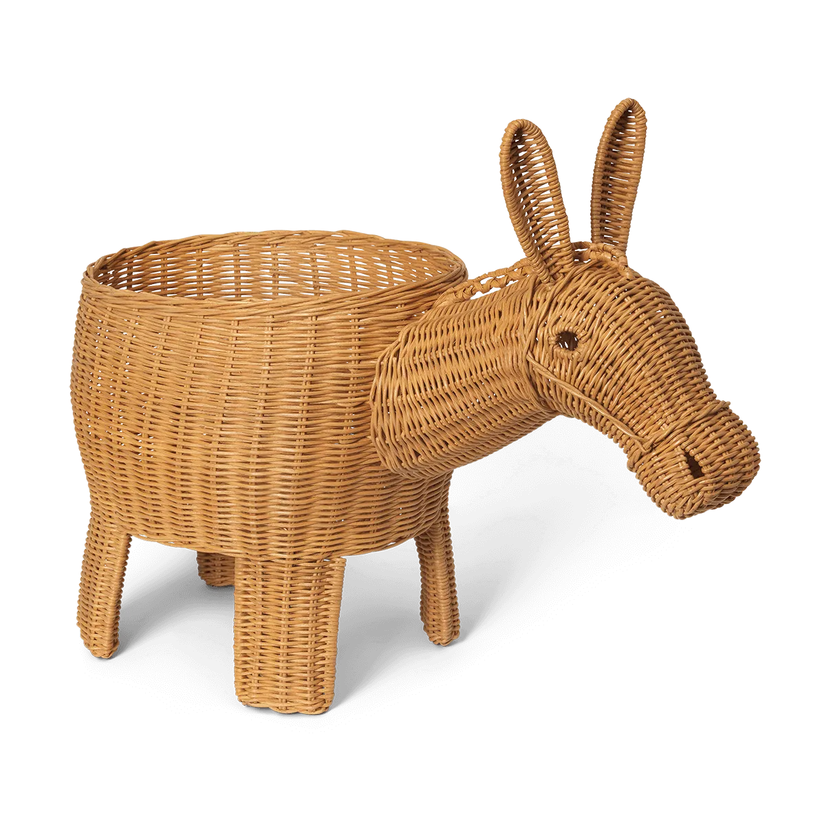 Cesto de arrumação Donkey 49x35x66 cm, Natural Ferm Living