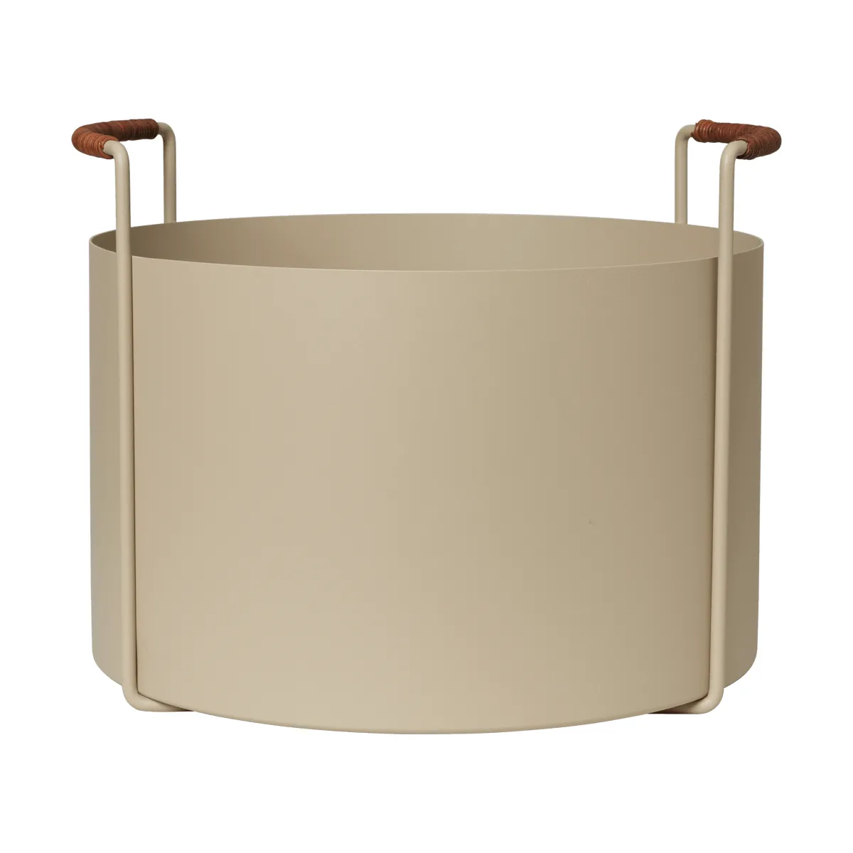 Cesto de madeira Port, 42x40x32,4 cm, Cashmere Ferm Living