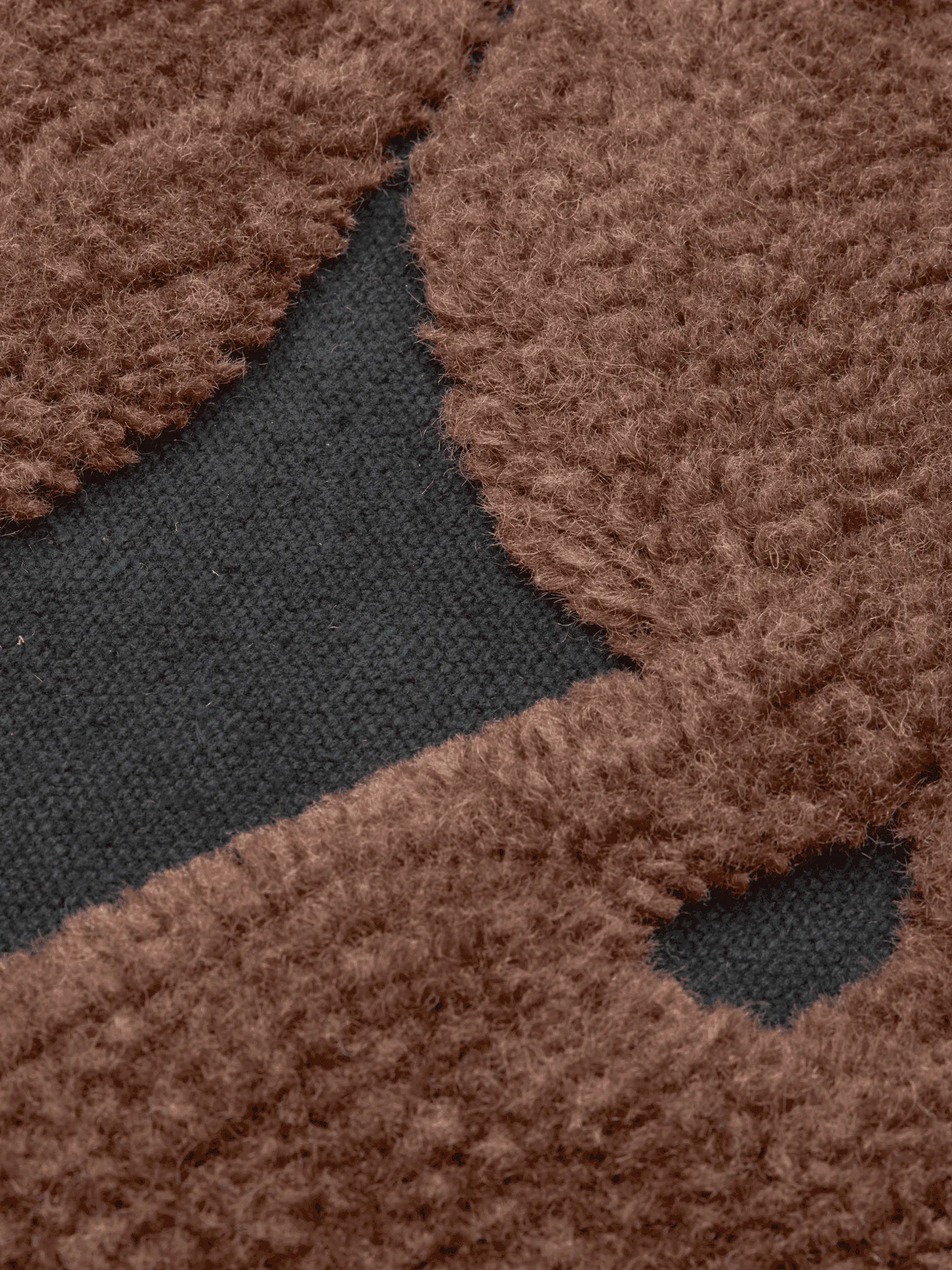Cilla almofada tufada, Black-chocolate preto 50x50 cm Ferm Living
