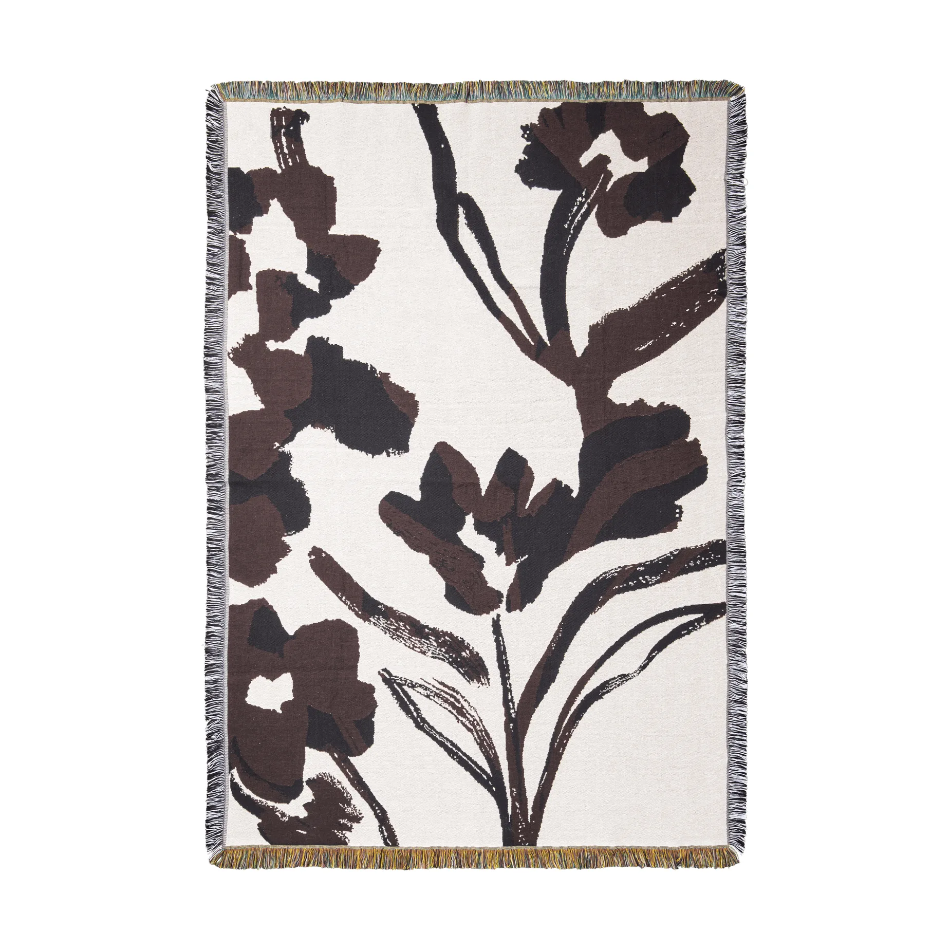 Cilla manta de tapeçaria 120x170 cm, Off-white-Dark grape Ferm Living