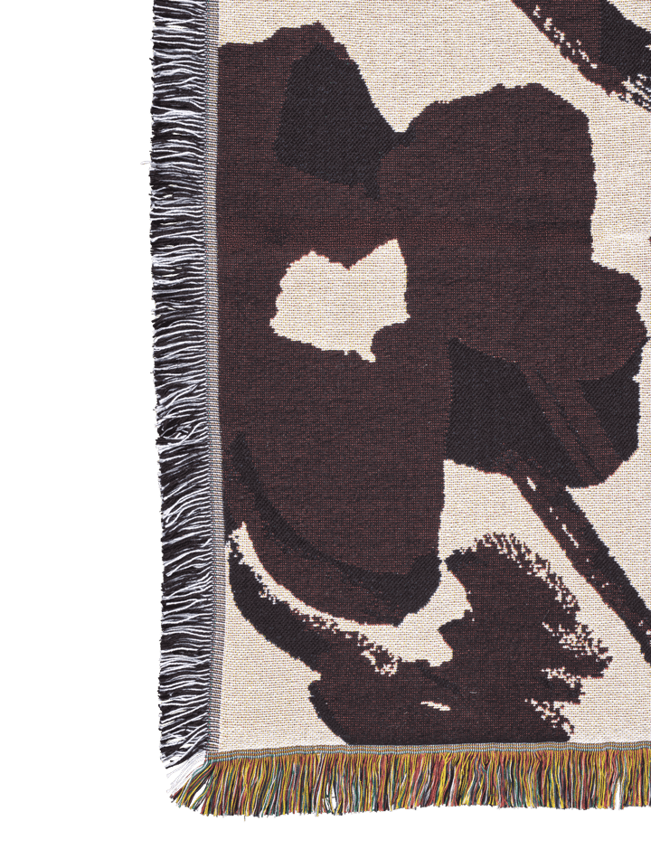 Cilla manta de tapeçaria 120x170 cm, Off-white-Dark grape Ferm Living