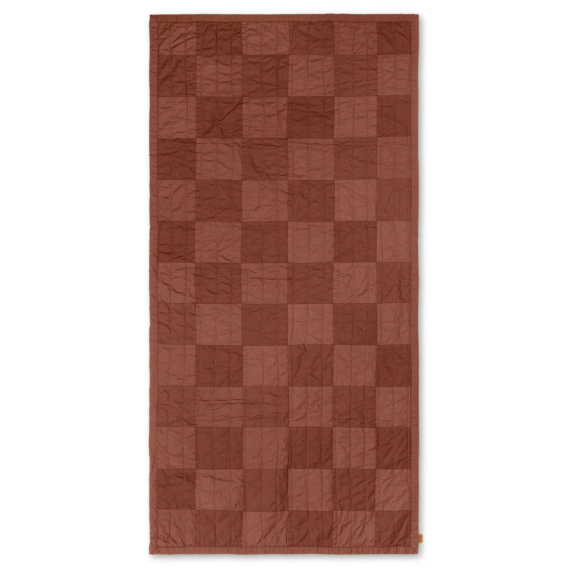 Colcha Duo 90x187 cm, Red Brown Tonal Ferm Living