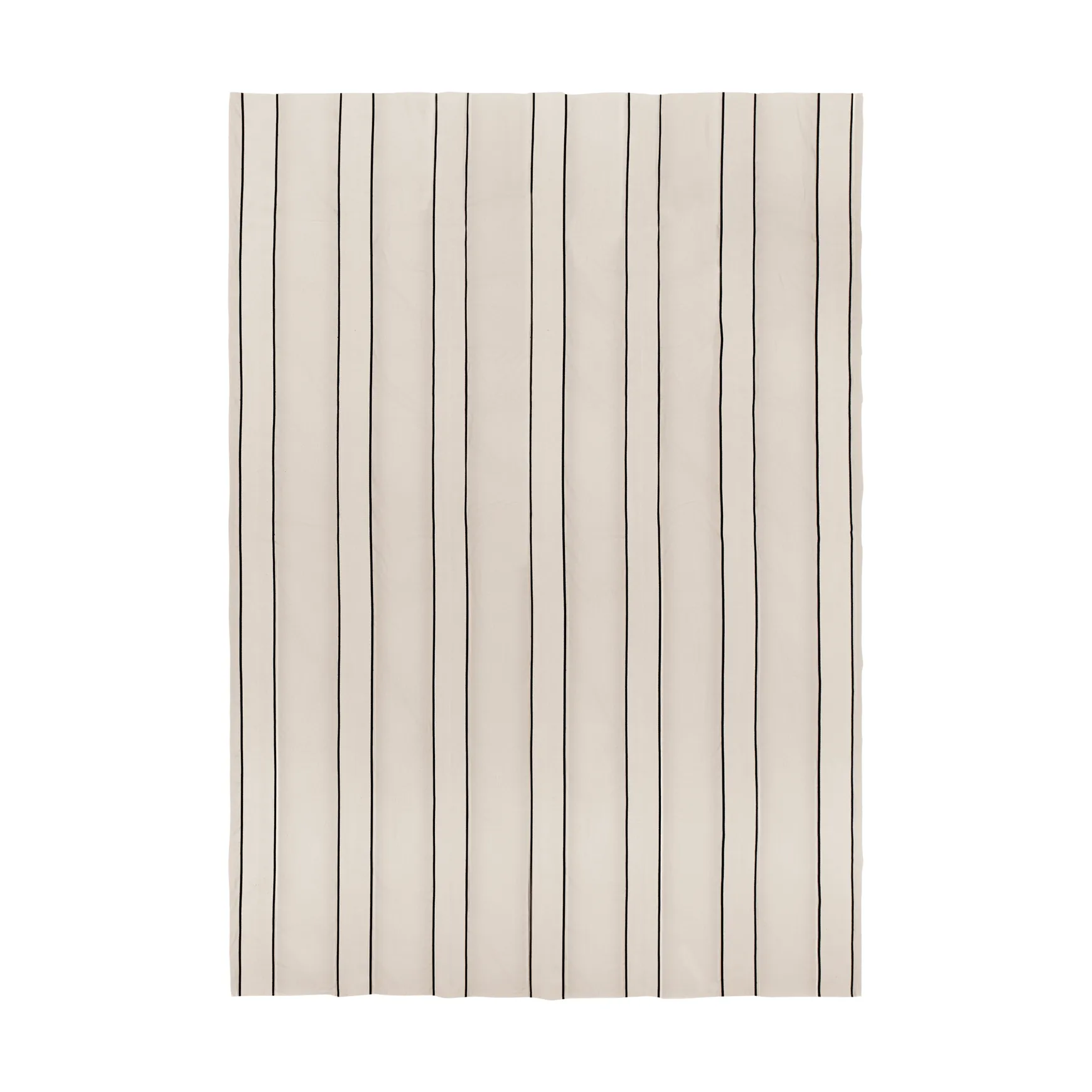 Colcha Twill, Off-white-preto, 180x260 cm Ferm Living