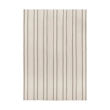 Colcha Twill - Off-white-preto, 230x260 cm - Ferm Living