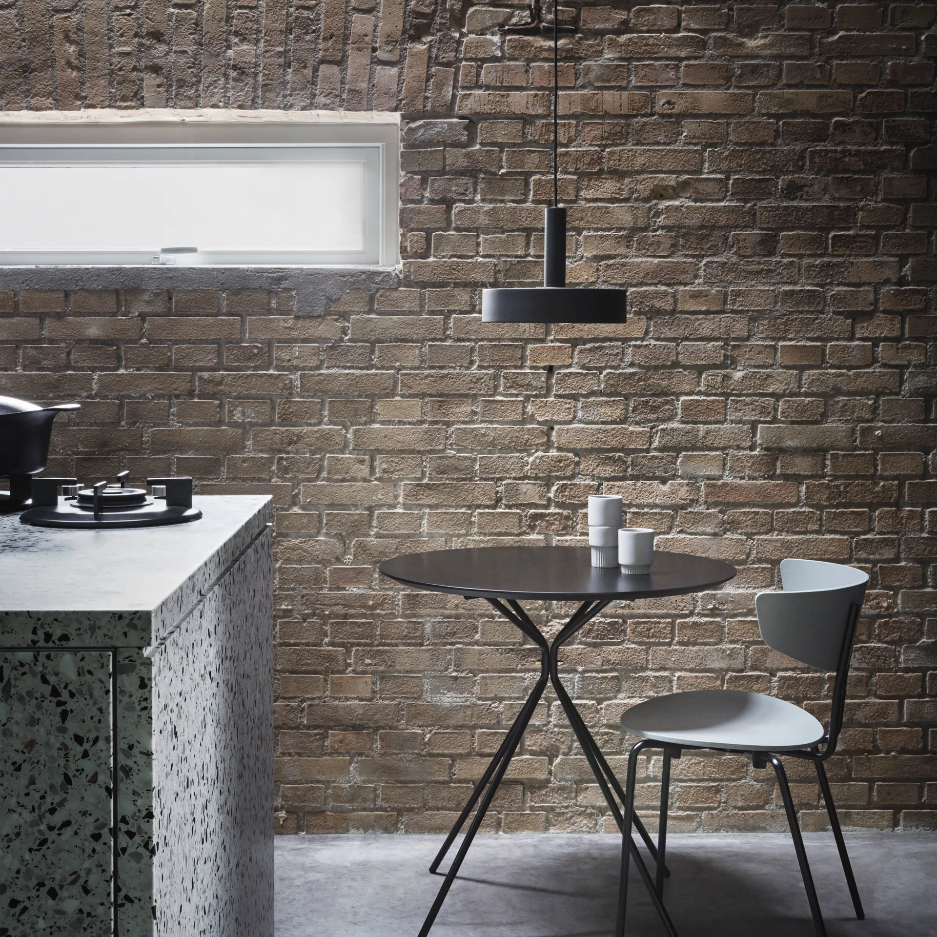 Collect abajur Recorde, preto Ferm Living