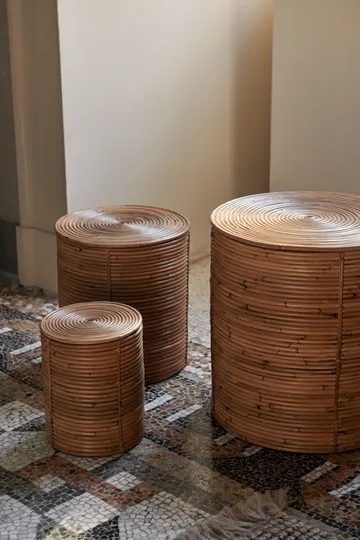 Column conjunto de armazenamento 3 peças - Natural Manchado - Ferm Living