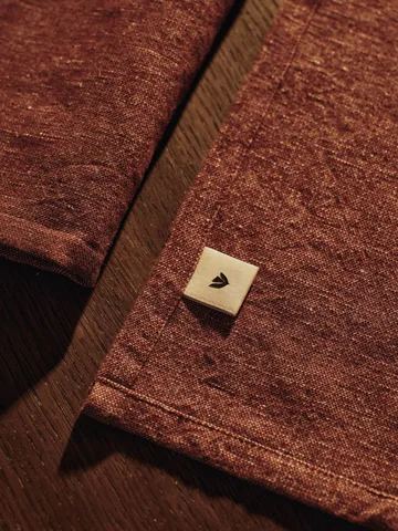 Conjunto de 4 guardanapos Hale - Castanho, 35x35 cm - Ferm Living