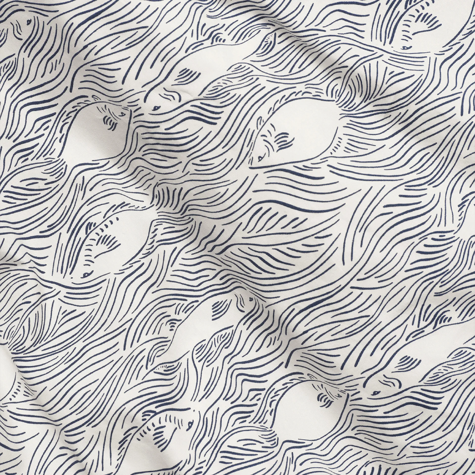 Conjunto de cama Stream 100x140 cm, Off white Ferm Living